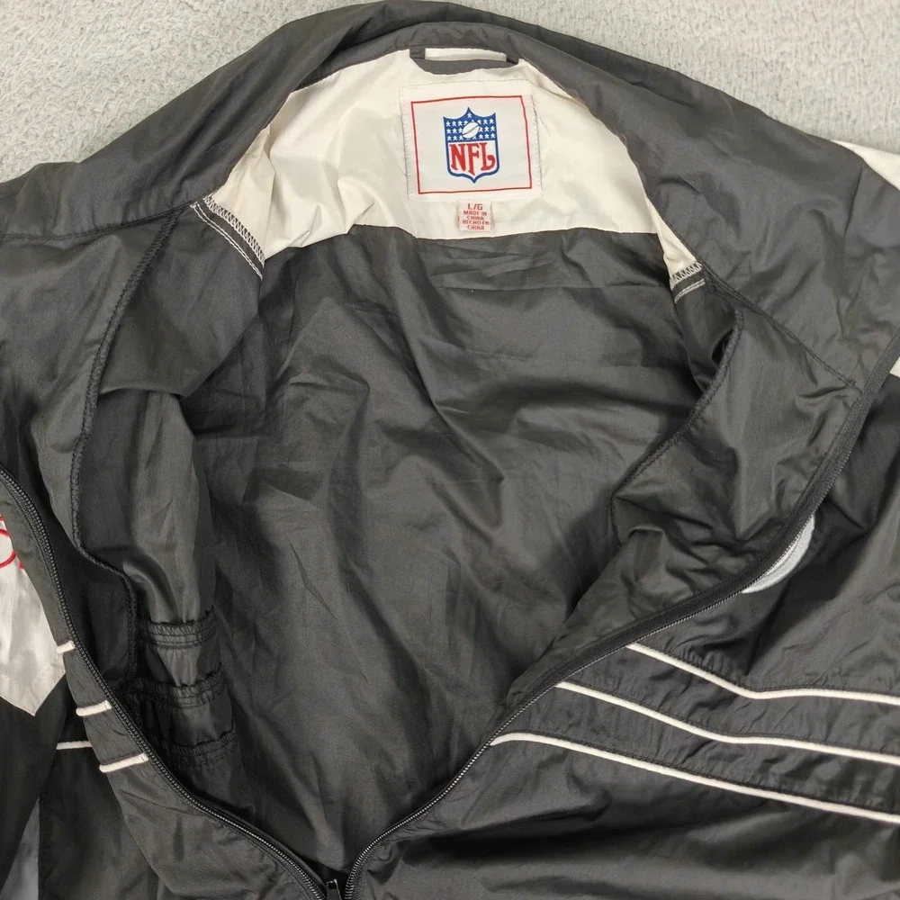 Pittsburgh Steelers Jacket Mens Large Windbreaker NFL Football G-III 90s Vintage